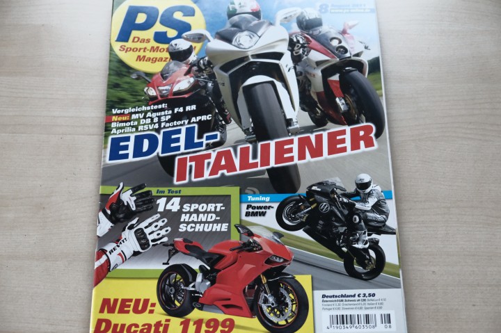 Deckblatt PS Sport Motorrad (08/2011)